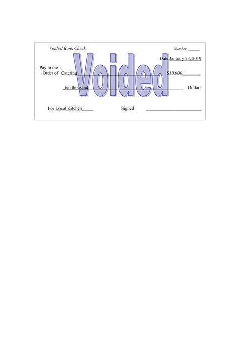 Chime Voided Check Template