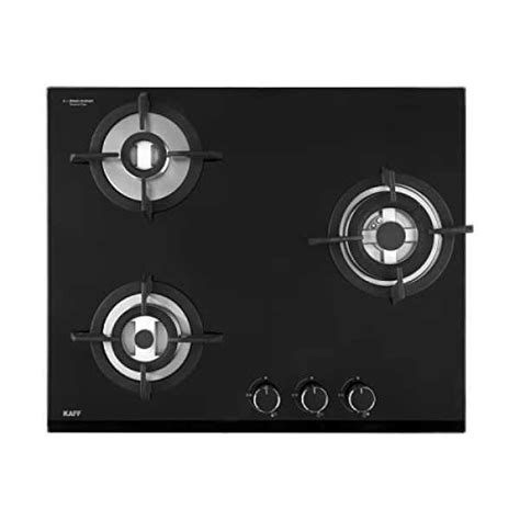 KAFF Built-in Hob Tempered Glass 3 Burner Hob Black - KH 60 BR 31 Price ...