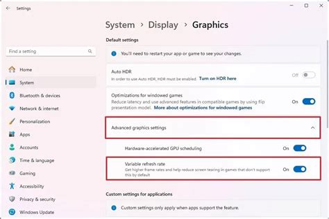 Image result for Windows 11 VRR Setup