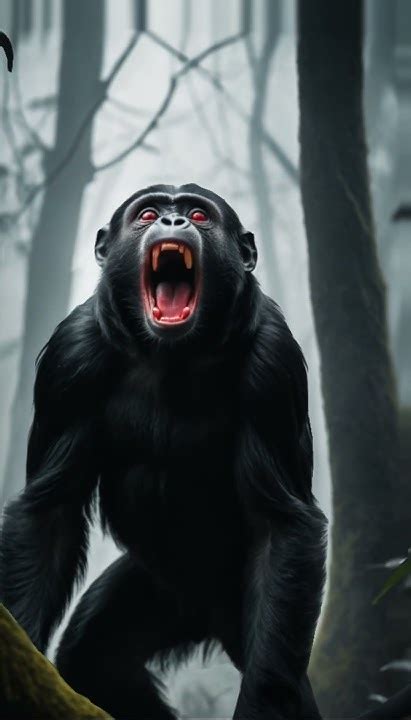 Terrifying Howler Monkey Scream in a Dark Forest | Scary Monkey Sounds ...