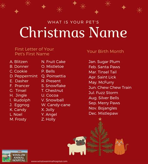 Christmas Themed Names For Girl Dogs at Anthony Brunet blog