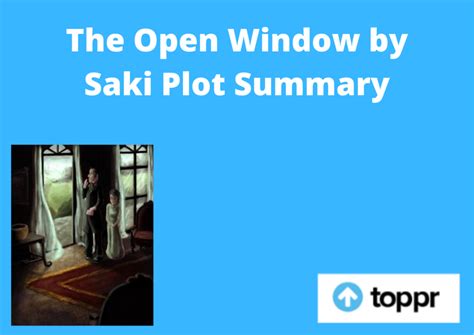The Open Window by Saki Plot Summary | English Literature