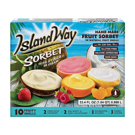 Island Way Sorbet Variety Pack, 10 ct. | BJ's Wholesale Club
