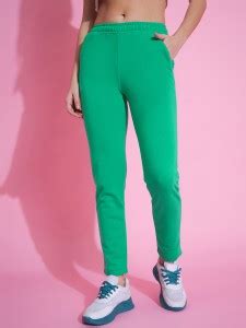 98 Degree North Solid Women Light Green Track Pants - Buy 98 Degree ...