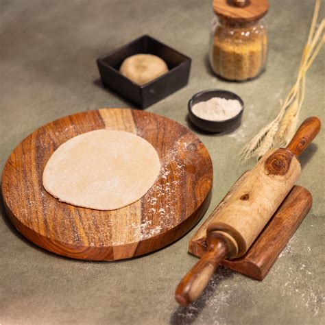 Roll It Rolling Board and Pin with Stand (Chakla Belan) – Ireka Homes