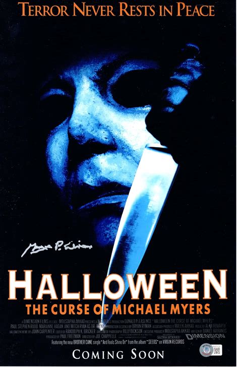 CSR Collectibles - George P. Wilbur signed 11×17 Poster Halloween 6 The ...