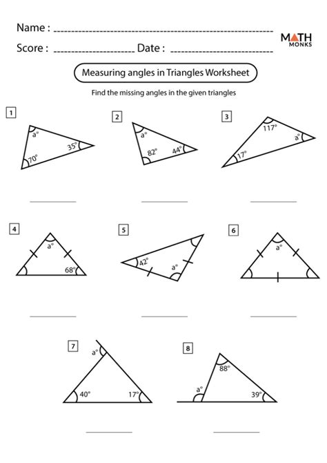 Image result for Math Antics Triangles Worksheet