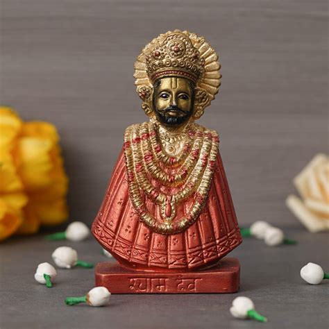 Webelkart Premium Baba Khatu Shyam ji Idol Statue Showpiece for Home ...