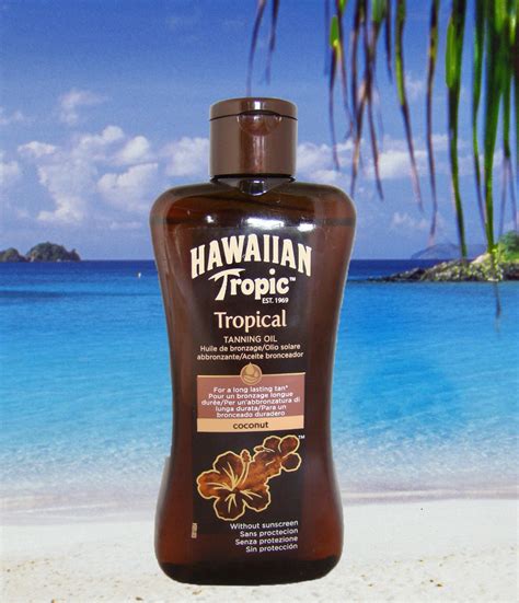 Hawaiian Tropic Tanning Oil Anwendung Mit Sonnencreme at Edward Hill blog