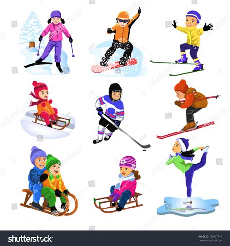 Winter Sports Figures 的图像结果
