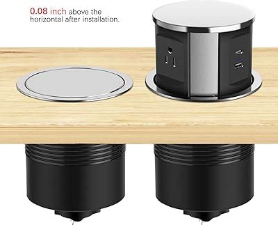 HHSOET 4-3/4 Inch Extra Large Pop Up Outlet for Countertop, India | Ubuy