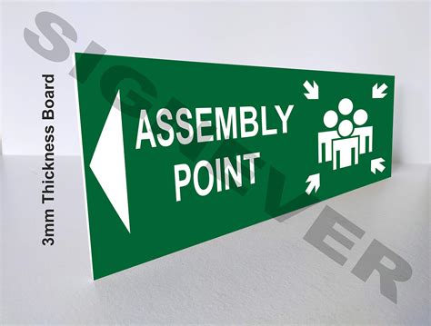 Buy SIGN EVER Left Side Assembly Point Sign Boards For School Collage ...