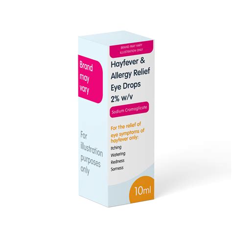 Hayfever Relief Allergy Eye Drops 2% w/v - 10ml - PillSorted
