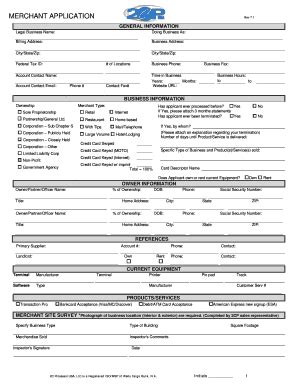 Fillable Online MERCHANT APPLICATION - 2CP USA Fax Email Print - pdfFiller