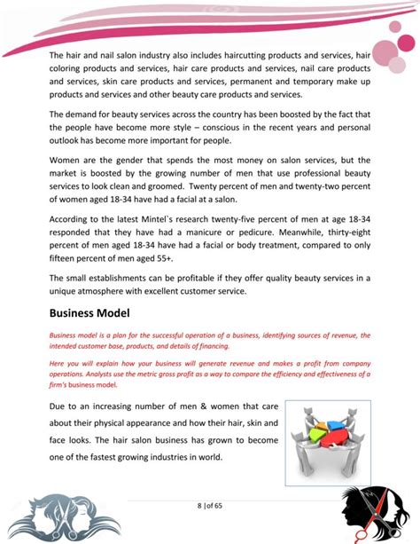 Hair Salon Business Plan Template 的图像结果