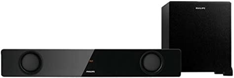 PHILIPS MMS-2550F/94 20 Watt 2.1 Channel USB Multimedia Speaker (Black ...