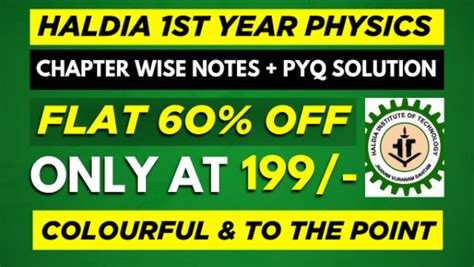 Haldia Institute of Technology 1st Semester PHYSICS Study Materials ...