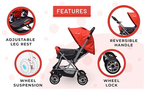 Little Pumpkin by R for Rabbit Kiddie Kingdom Baby Stroller Pram with 3 ...