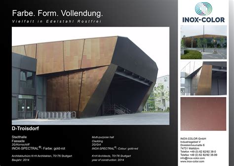 Versatility in stainless steel- Folders and data sheets