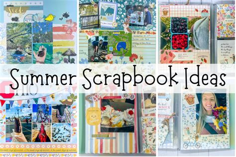 12 Aesthetic Summer Scrapbook Ideas