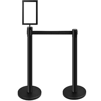 Stanchions with Retractable Belts Crowd Control Barriers Ropes and ...