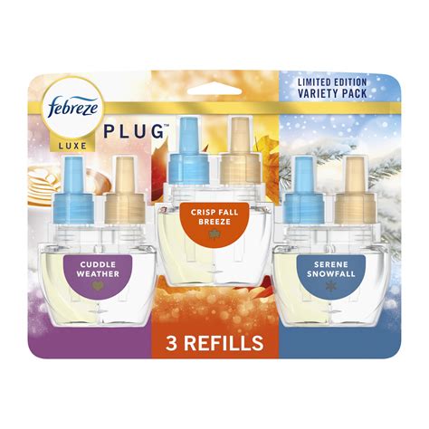 Buy Febreze Plug In Air Freshener, Odor-Fighting Scented Oil Refill ...