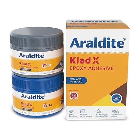 Araldite klad-X Fast white 300g Set - Fast Setting Adhesive For Heavy ...