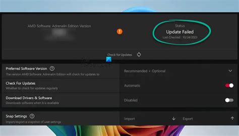 Image result for AMD Radeon Software Error