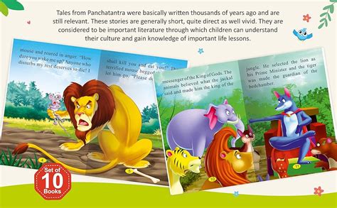 Buy Moral Stories from Panchatantra (Pack of 10 Books) | Bedtime story ...