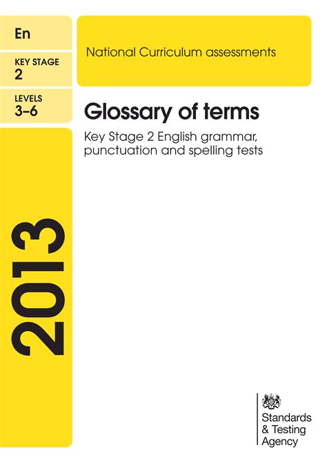 Essential Glossary Of Grammatical Terms Pdf For Students
