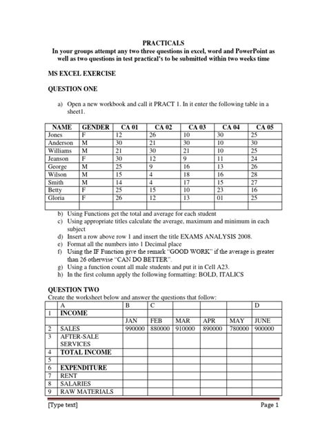 Image result for Question with Answers Computer Practical