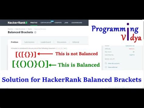 Image result for Balanced Brackets HackerRank Solution