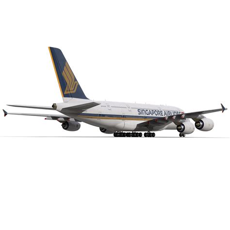 Airbus A380 900 Singapore Airlines 3D model | 3D Molier International