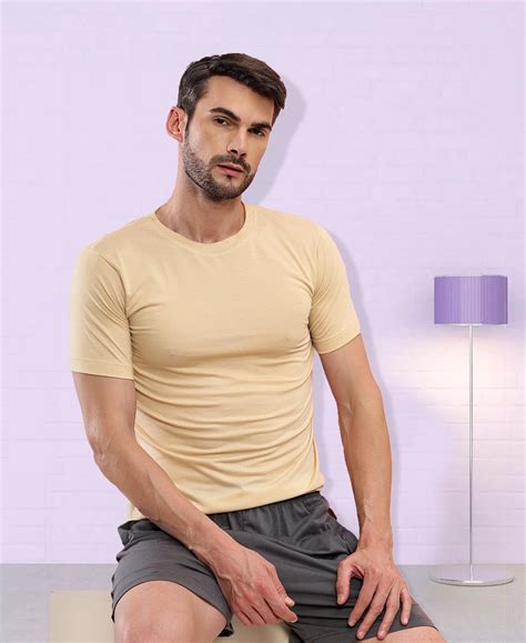 Buy T.T Mens Regular Fit Poly Jersey Round Neck Half Sleeve T-Shirt ...