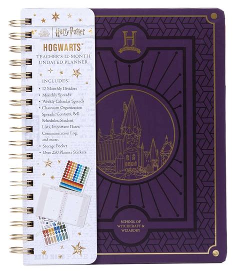 Harry Potter: Hogwarts Teacher's 12-Month Undated Planner: (Harry ...