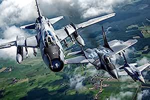 Ghantakart.com Fighter_Airplane_Bomber Paper Art Wall Poster Without ...