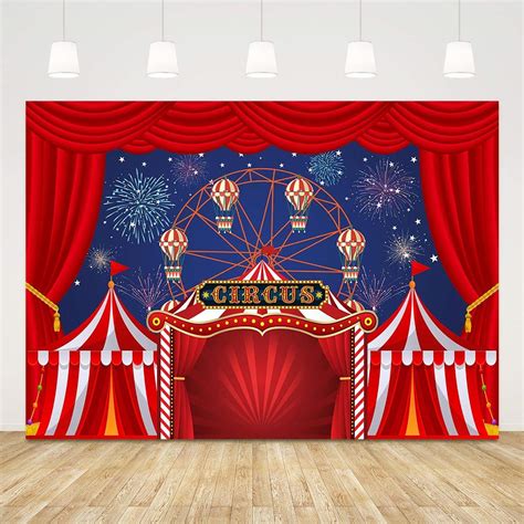 Buy Big Top Circus Backdrops for Party Carnival Photography Background ...
