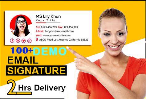 Image result for Clickable Email Signature