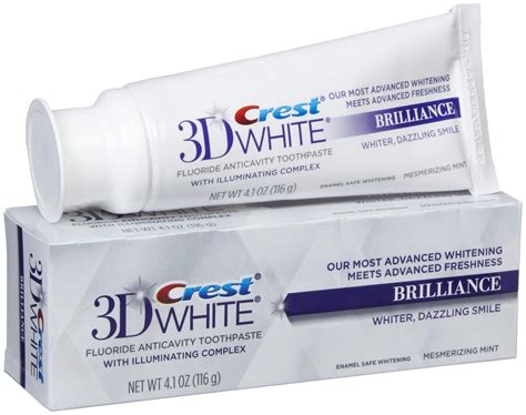 Crest 3D White Brilliance White Toothpaste 4.1oz (116g) - Teeth ...