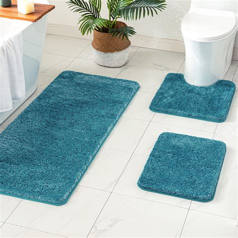 Amazon.com: MIULEE Bathroom Rugs Sets 3 Piece with Toilet Mat and ...