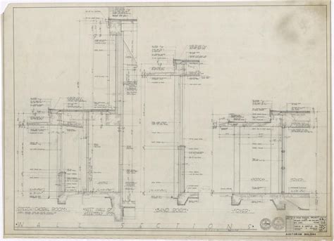 Big Lake High School Auditorium: Wall Sections - The Portal to Texas ...