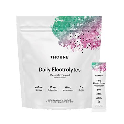 Thorne Research Daily Electrolytes - Watermelon Flavored - Net Pharmacy