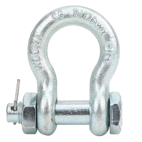 D Ring Anchor Shackle, G2130 Heavy Duty Alloy Steel Galvanized Bow Type ...