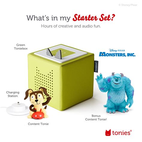 Buy Toniebox Starter Set with Monsters Inc. and Playtime Puppy - Green ...