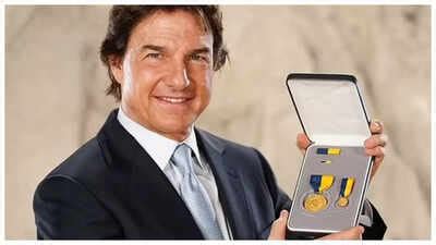 Tom Cruise awarded top US Navy honour for 'outstanding contributions to ...