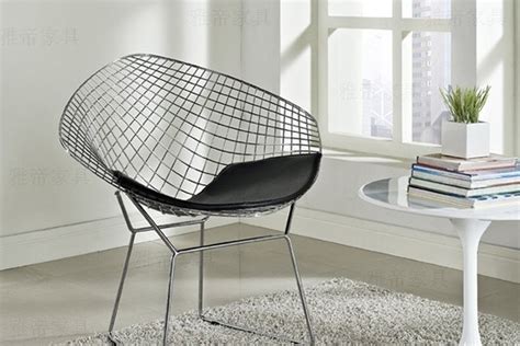 镂空铁丝椅铁艺靠背创意家具铁线椅简约户外椅咖啡厅loft设计师椅-阿里巴巴