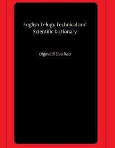 English Telugu Technical and Scientific Dictionary: Buy English Telugu ...