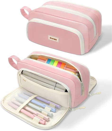 Amazon.com: SUNEE Large Pencil Case, Big Capacity Pen Pouch with 3 ...