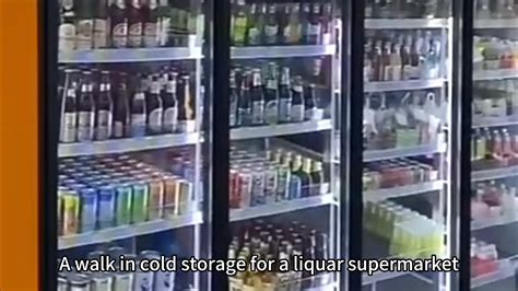 Commercial Beverage Cooler Freezer Aluminium Glass Door For ...