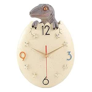 Buy FABLOFT® Animal Dinosaur Wall Clock Cute Hanging Clocks Decor ...